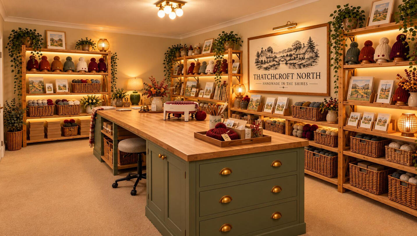 Artist’s impression of the Fellwick gift shop, currently being built in Wiltshire